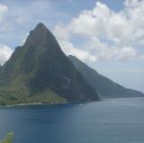 Pitons Bay, Saint Lucia<br />photo credit: Wikipedia